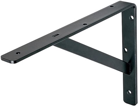 black steel metal brackets|black shelf brackets screwfix.